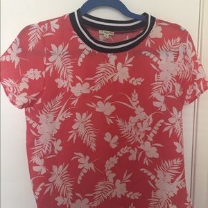 Black Collared Hawaiian Blouse